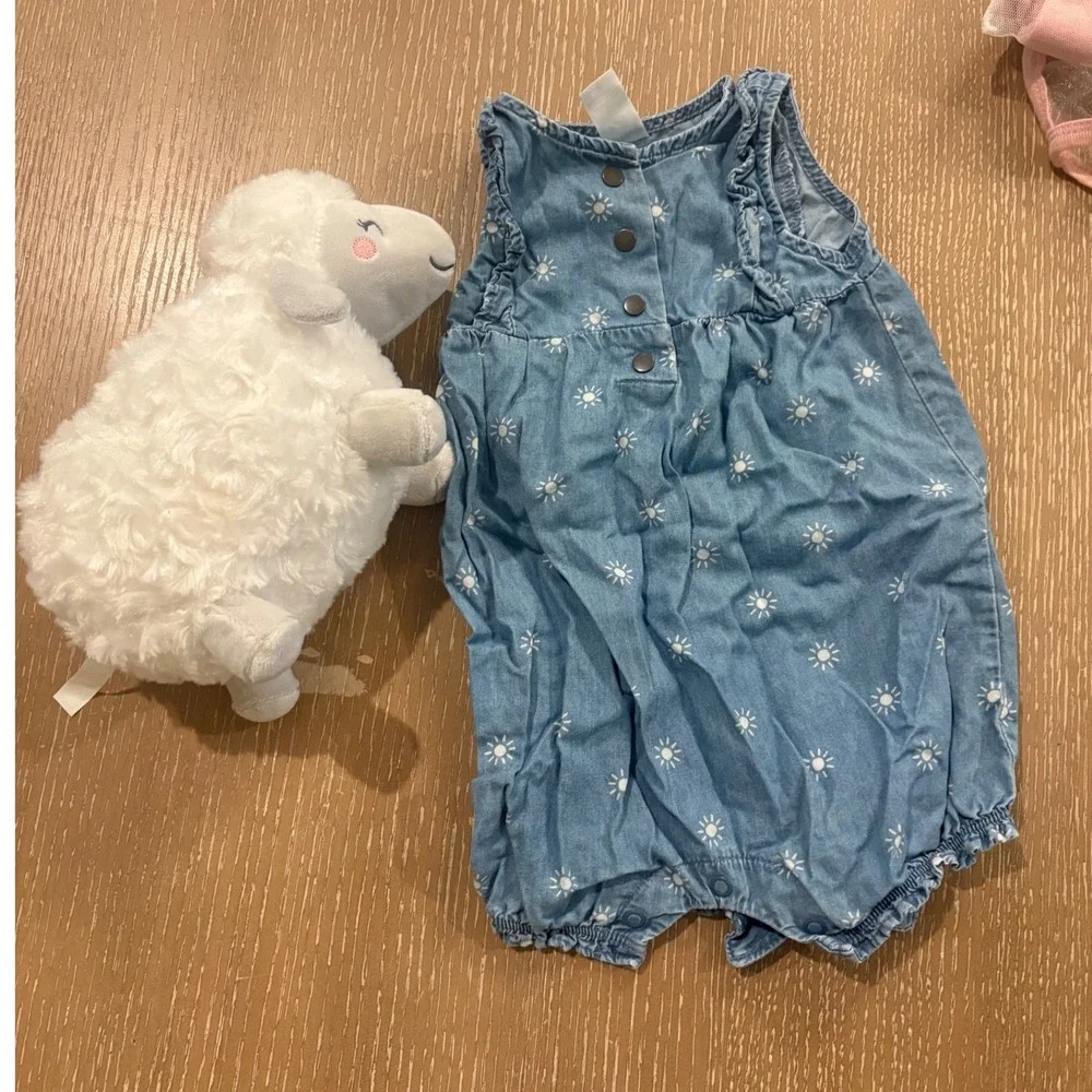 Duck Duck Goose Rabbit Carter's Baby Girl Clothes Lot 6-9M NWT‎ Plush Set
